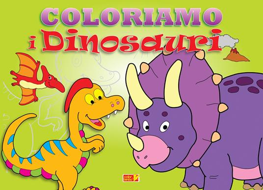 Coloriamo i dinosauri - copertina