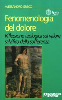 Fenomenologia del dolore - Alessandro Greco - copertina