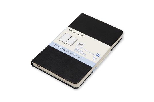 Album per schizzi Art Sketchbook Moleskine pocket copertina rigida nero. Black - 2