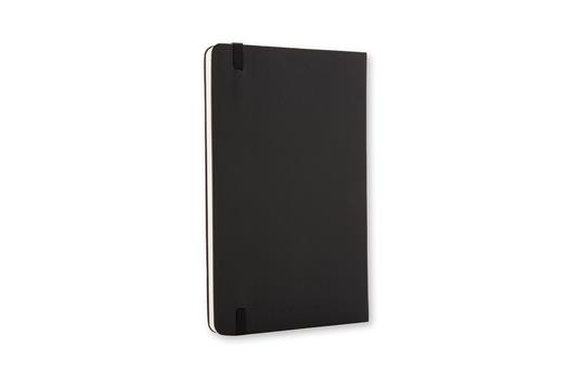 Taccuino Moleskine large a pagine bianche copertina rigida nero. Black - 6