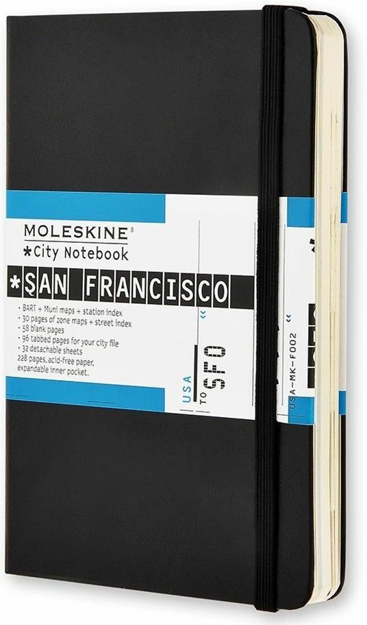 Taccuino Moleskine City Notebook San Francisco