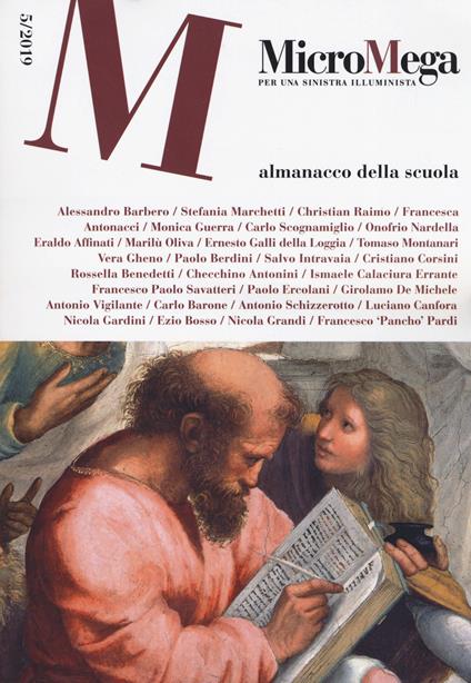 Micromega (2019). Vol. 5: Almanacco della scuola - copertina