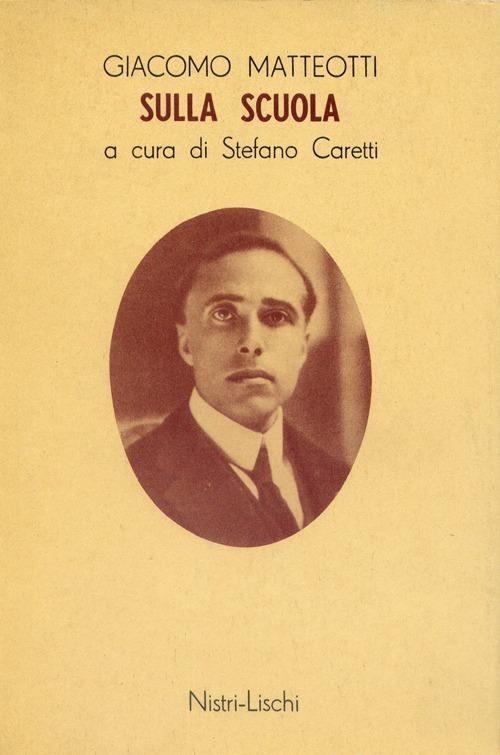 Sulla scuola - Giacomo Matteotti - copertina