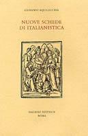 Nuove schede di italianistica