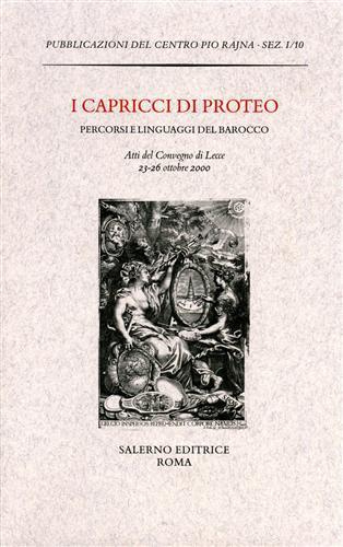 I capricci di Proteo. Percorsi e linguaggi del barocco - copertina