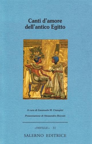 Canti d'amore dell'antico Egitto - copertina