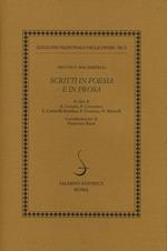 Opere letterarie. Vol. 2: Scritti in poesia e in prosa.