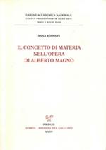 Il concetto di materia nell'opera di Alberto Magno