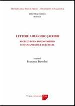 Lettere a Ruggero Jacobbi. Regesto di un fondo inedito con un'appendice di lettere