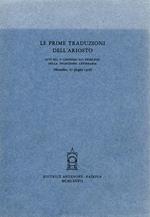 Le prime traduzioni dell'Ariosto. Atti del 5º Convegno (Monselice, 27 giugno 1976)