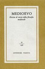 Medioevo. Rivista di storia della filosofia medievale. Vol. 4