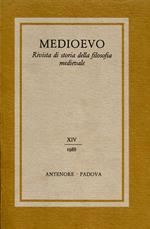 Medioevo. Rivista di storia della filosofia medievale. Vol. 14