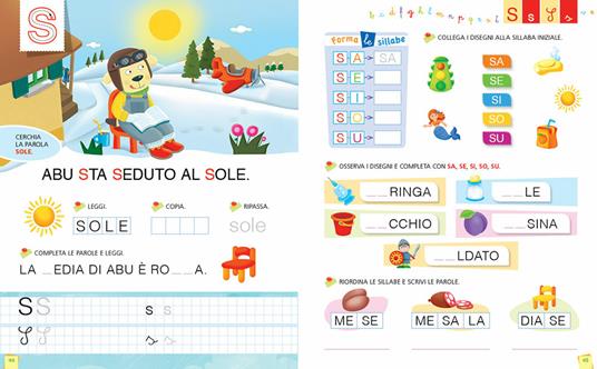 Imparo a leggere e a scrivere - Monica Puggioni,Daniela Branda,Cinzia Binelli - 5