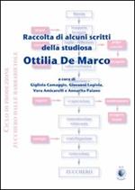 Raccolta di alcuni scritti della studiosa Ottilia De Marco