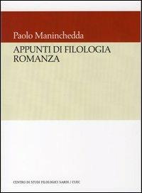 Appunti di filologia romanza - Paolo Maninchedda - copertina