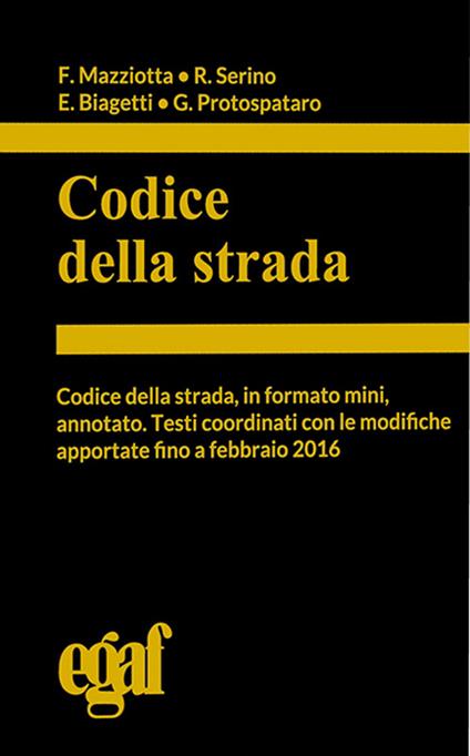 Codice della strada - copertina