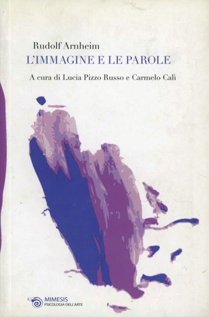 L'immagine e le parole - Rudolf Arnheim - copertina