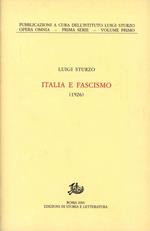 Italia e fascismo (1926)