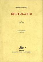 Epistolario. Vol. 5: 1757-1758.
