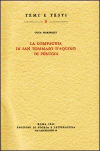 La Compagnia di san Tommaso d'Aquino di Perugia - Olga Marinelli - copertina