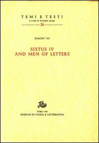 Sixtus IV and men of letters - Egmont Lee - copertina