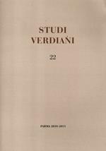 Studi verdiani. Vol. 22