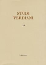 Studi verdiani. Vol. 25