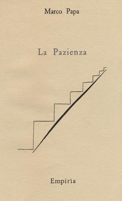 La pazienza - Marco Papa - copertina