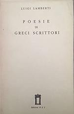 Poesie di greci scrittori