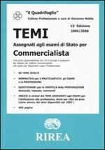 Temi assegnati agli esami di Stato per Commercialista