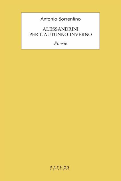 Alessandrini per l'autunno-inverno - Antonio Sorrentino - copertina