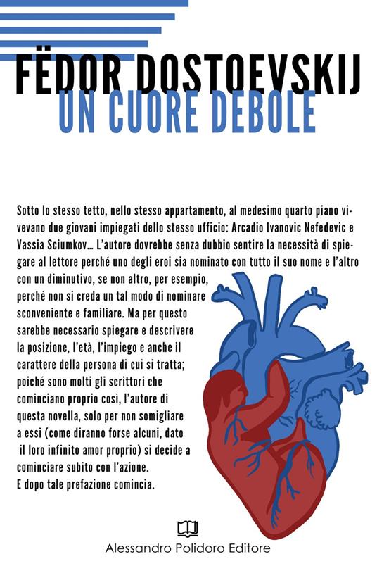 Un cuore debole - Fëdor Dostoevskij - copertina