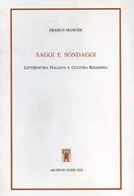 Saggi e sondaggi. Letteratura italiana e cultura religiosa