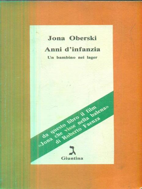 Anni d'infanzia. Un bambino nei lager - Jona Oberski - 3