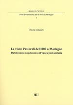 Le visite pastorali dell'800 a Modugno. Dal decennio napoleonico all'epoca post-unitaria