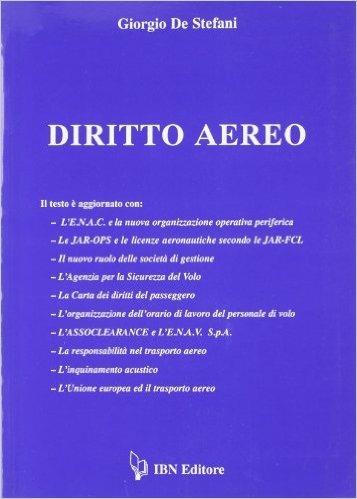 Diritto aereo - Giorgio De Stefani - copertina