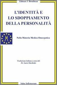 L' identità e lo sdoppiamento della personalità - Zalman J. Bronfman - copertina