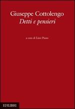 Giuseppe Cottolengo. Detti e pensieri