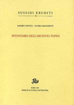 Inventario dell'archivio di Giovanni Papini