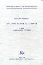 In corruptores latinitatis