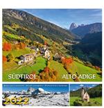 Südtirol-Alto Adige 2022. Postkartenkalender QF/calendario cartoline da tavolo orizzontale