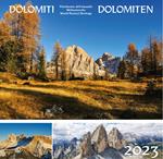 Dolomiti-Dolomiten 2023. Postkartenkalender/calendario cartoline da tavolo