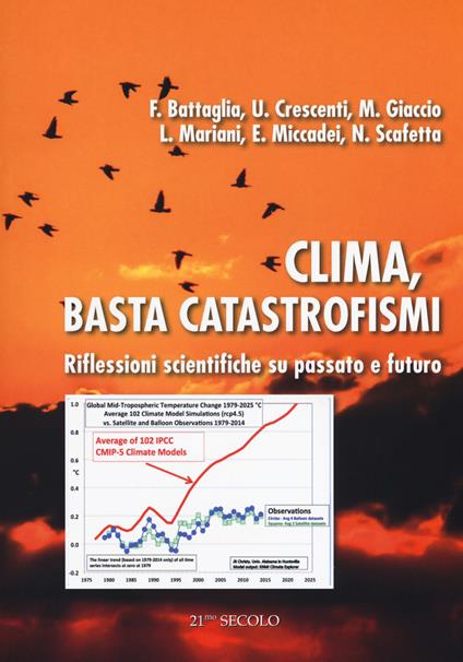 Clima, basta catastrofismi. Riflessioni scientifiche su passato e futuro - copertina