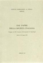 Dai papiri della Società italiana. Omaggio al 21º Congresso internazionale di papirologia (Berlino, 13-19 agosto 1995)