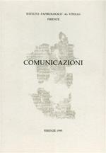 Comunicazioni. Vol. 1