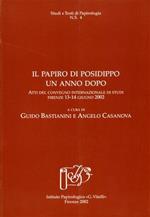 Il papiro di Posidippo un anno dopo. Atti del Convegno internazionale di studi (Firenze, 13-14 giugno 2002)