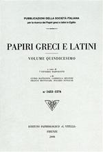 Papiri greci e latini. Vol. 15