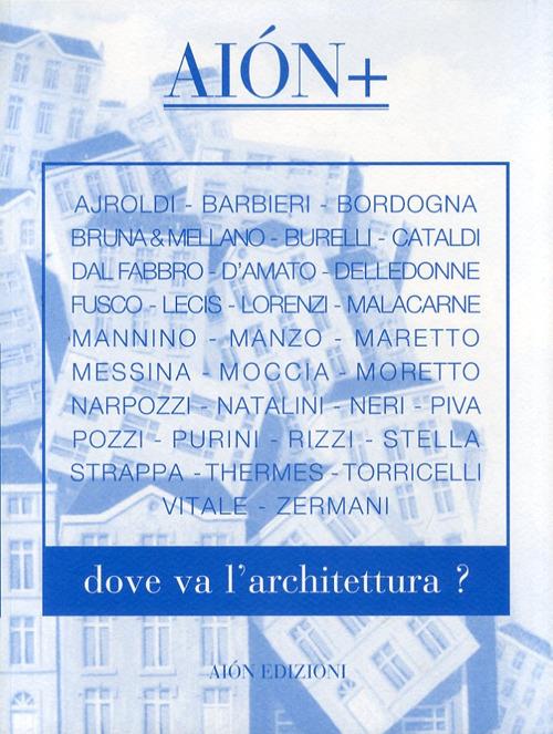 Dove va l'architettura? - copertina