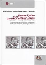 Manuale pratico del processo penale davanti al giudice di pace. Domande e risposte ad un anno dall'entrata in vigore della nuova disciplina processuale...