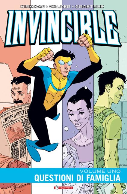 Invincible. Vol. 1: Questioni di famiglia. - Robert Kirkman,Cory Walker - copertina